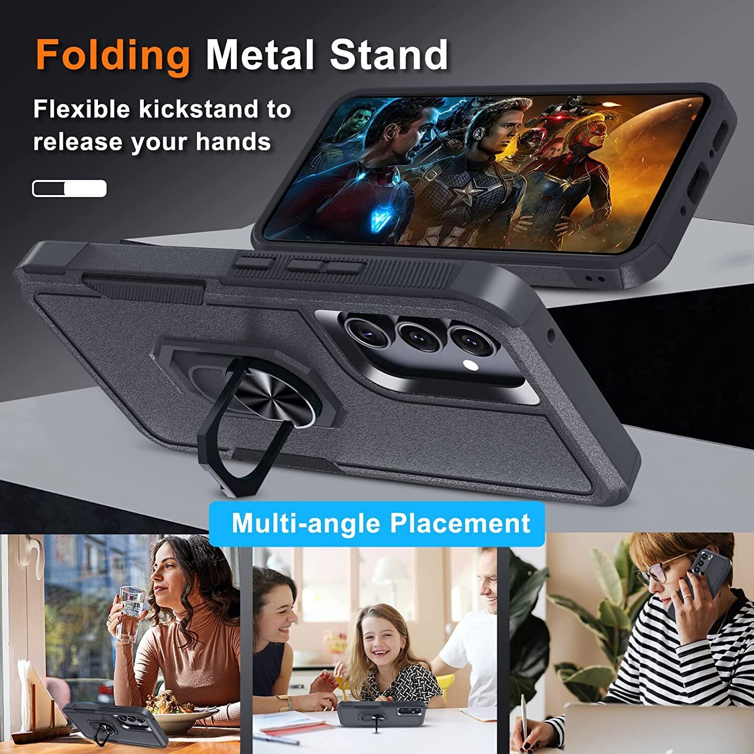 Coque robuste avec anneau pour Samsung Galaxy S24 / S25 Coque robuste avec anneau pour Samsung Galaxy S24 / S25